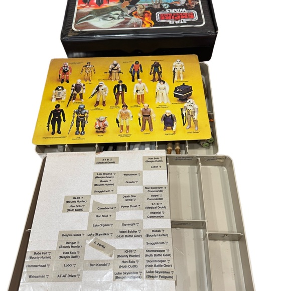 Star Wars Empire Strikes Back case with 10 action figures. - Picture 5 of 7